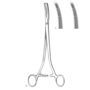 WERTEIM CLAMPS HYSTERECTOMY AND VAGINAL FORCEPS ART# (02-00692 - 02-00693)