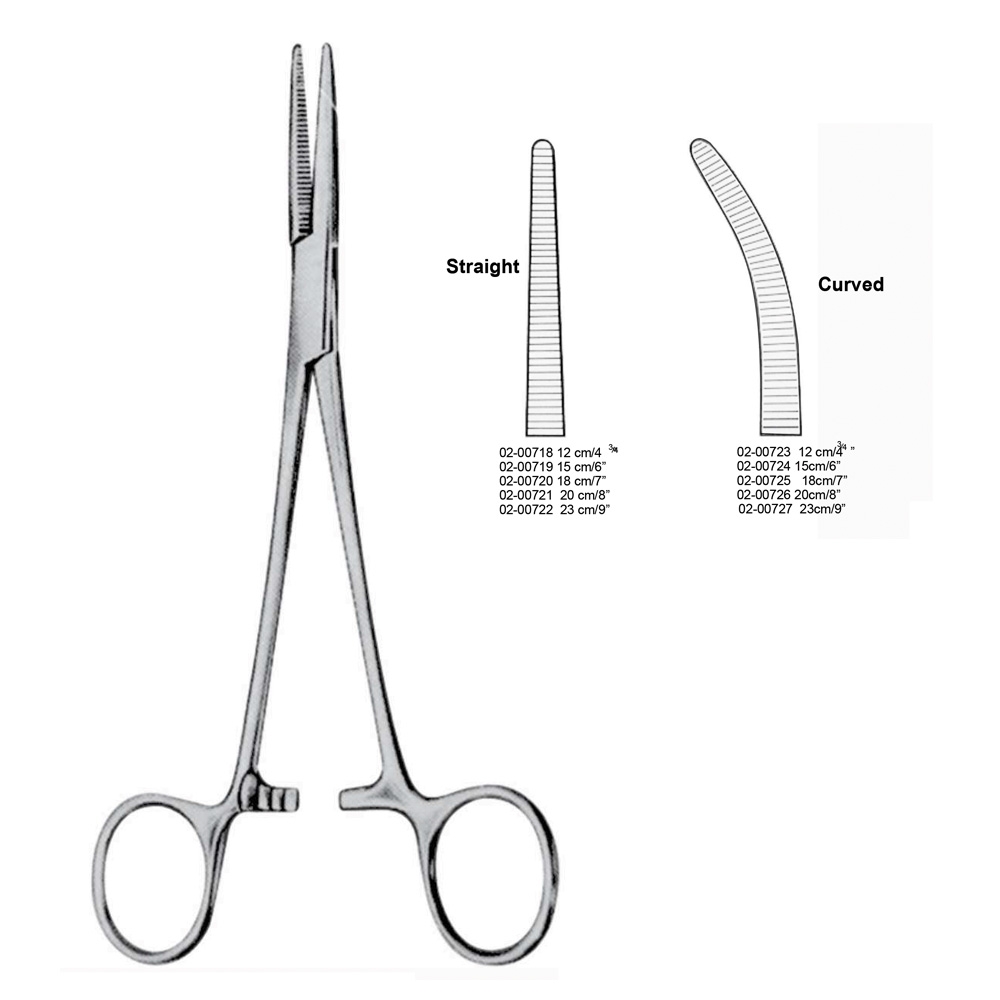 Spencer-Wells Artery Forceps ART# ( 02-00718- 02-00727)