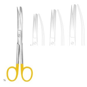 Operating Scissors Curved ART# (02-00767 - 02-00769)