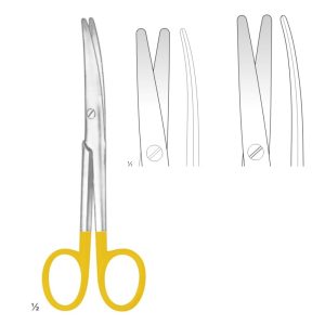MAYO STILE SCISSORS WITH TUNGSTEN CARBIDE INSERTS ART# (02-00782 - 02-00783)