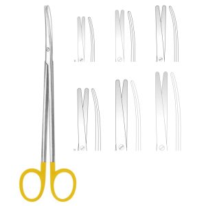 METZENBAUM SCISSORS WITH TUNGSTEN CARBIDE INSERTS ART# (02-00796 - 02-00801)