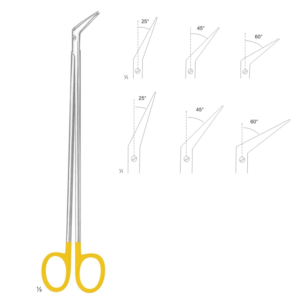 DE BAKEY POTTS SMITH SUPERCURT SCISSORS PLASTIC AND RECONSTUCTIVE ART# (02-00810 - 02-00815)