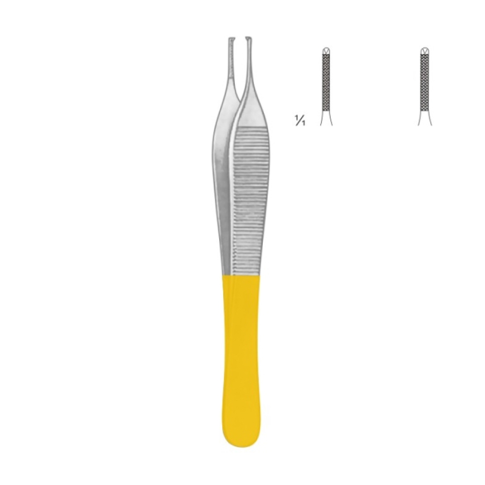 MICRO ADSON DISSECTING FORCEPS TUNGSTEN CARBIDE INSERTS ART# (02-00875 - 02-00876)