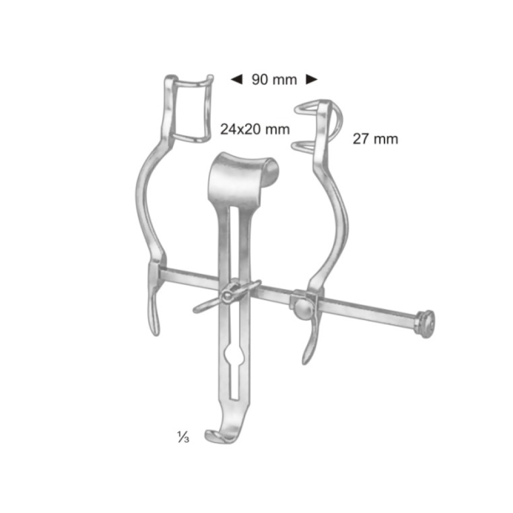 BABY-BALFOUR ABDOMINAL RETRACTORS ART# (02-01310)