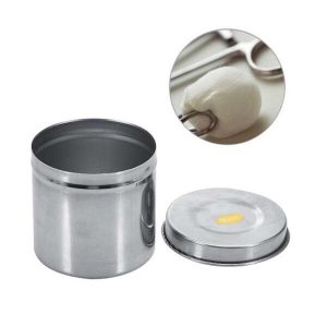NEEDLE / ALCHOHOL SWAB JAR W / COVER
