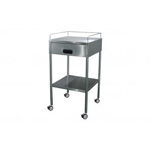 DRESSING TROLLEY STAINLESS STEEL C/W 1 DRAWER Model: FS 130-B