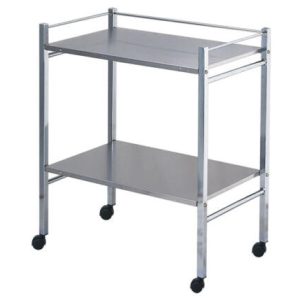 INSTRUMENT TROLLEY C/W GUARDRAILS FOR CLINIC & EXAMINATION ROOM Model: FS 126