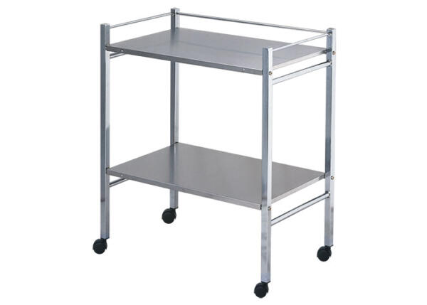 INSTRUMENT TROLLEY C/W GUARDRAILS FOR CLINIC & EXAMINATION ROOM Model: FS 126