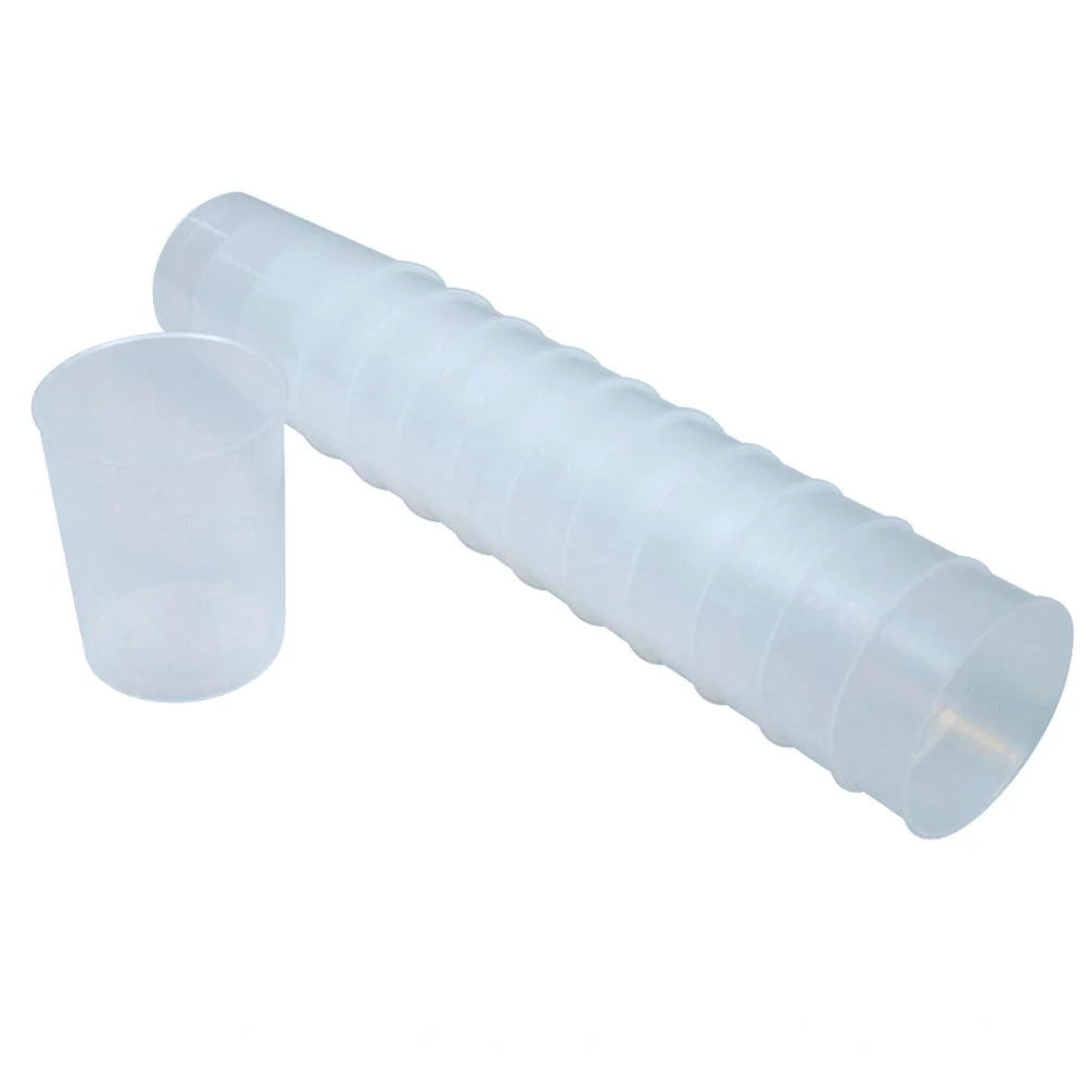 Medical Plastic Medicine Dispensing Cups 60mL Clear (MM60) - 100 pieces