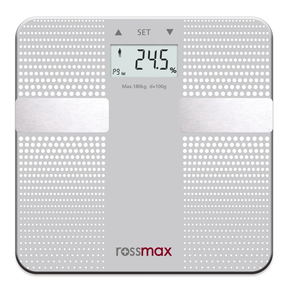 ROSSMAX BODY FAT MONITOR WITH SCALE – MODEL WF260 – (HOME USE)